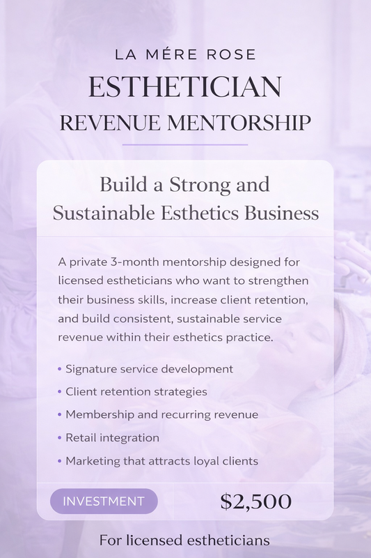 Esthetician Mentorship